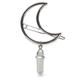 Myga Crystal Moon Hair Clip
