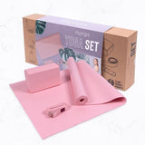 Myga Yoga Starter Kit - Grey Dusty Pink