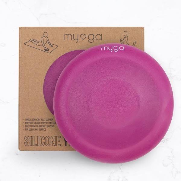 Myga Yoga Support Jelly Pad - Pink Plum