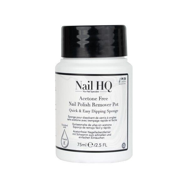Nail HQ Acetone Free Nail Polish Remover Sponge - 75ml