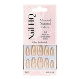 Nail HQ Almond Natural Glaze Nails