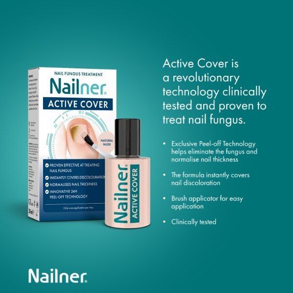 Nailner Active Cover Nail Fungus Treatment Natural Nude
