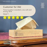 Naked Sprout Unbleached Bamboo Facial Tissues 100 per pack