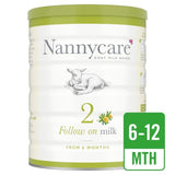 Nannycare 2 Follow on Goat Milk based Powder 6 mths+ 900g