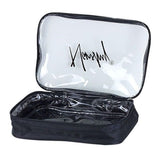 Nanshy Travel Organiser Clear Makeup Bag (Transparent/Black)