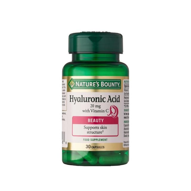 Nature's Bounty Hyaluronic Acid 20 mg with Vitamin C Capsules 30 per pack