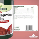 Natures Aid Calcium Magnesium & Zinc Supplement Tablets 90 per pack