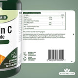 Natures Aid Chewable Vitamin C Supplement Capsules 500mg 50 per pack