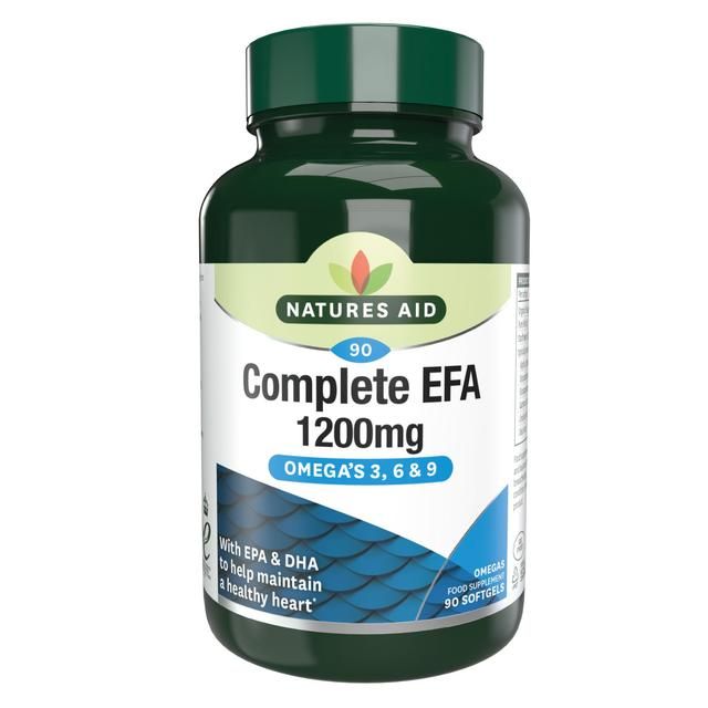 Natures Aid Complete EFA Omega's 36 & 9 Soft Gel Capsules 90 per pack
