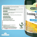 Natures Aid Evening Primrose Oil Soft Gel Capsules 1000mg