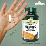 Natures Aid Low Acid Vitamin C Tablets 1000mg 90 per pack