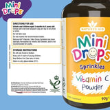 Natures Aid Mini Drops Vitamin C Sprinkles 90g