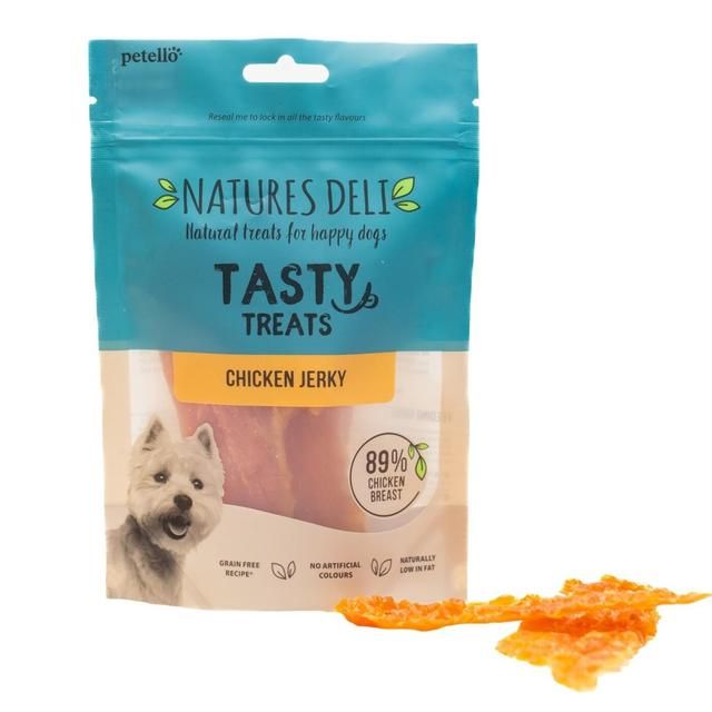 Natures Deli Chicken Jerky Dog Treats 100g