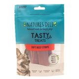 Natures Deli Soft Beef Strips Dog Treats 100g