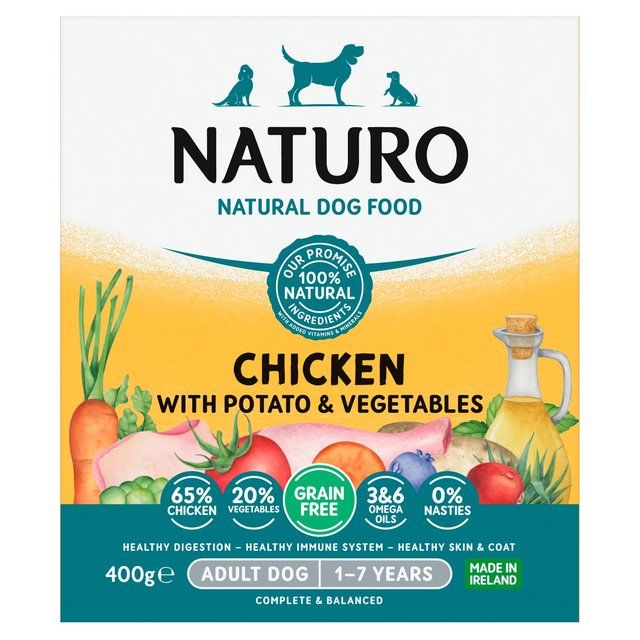 Naturo Grain Free Chicken with Potato & Vegetables 400g