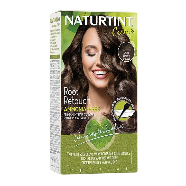 Naturtint Root Retouch Crème - Black Shades 45ml Light Brown