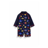 Navy Fish Sunsafe Suit