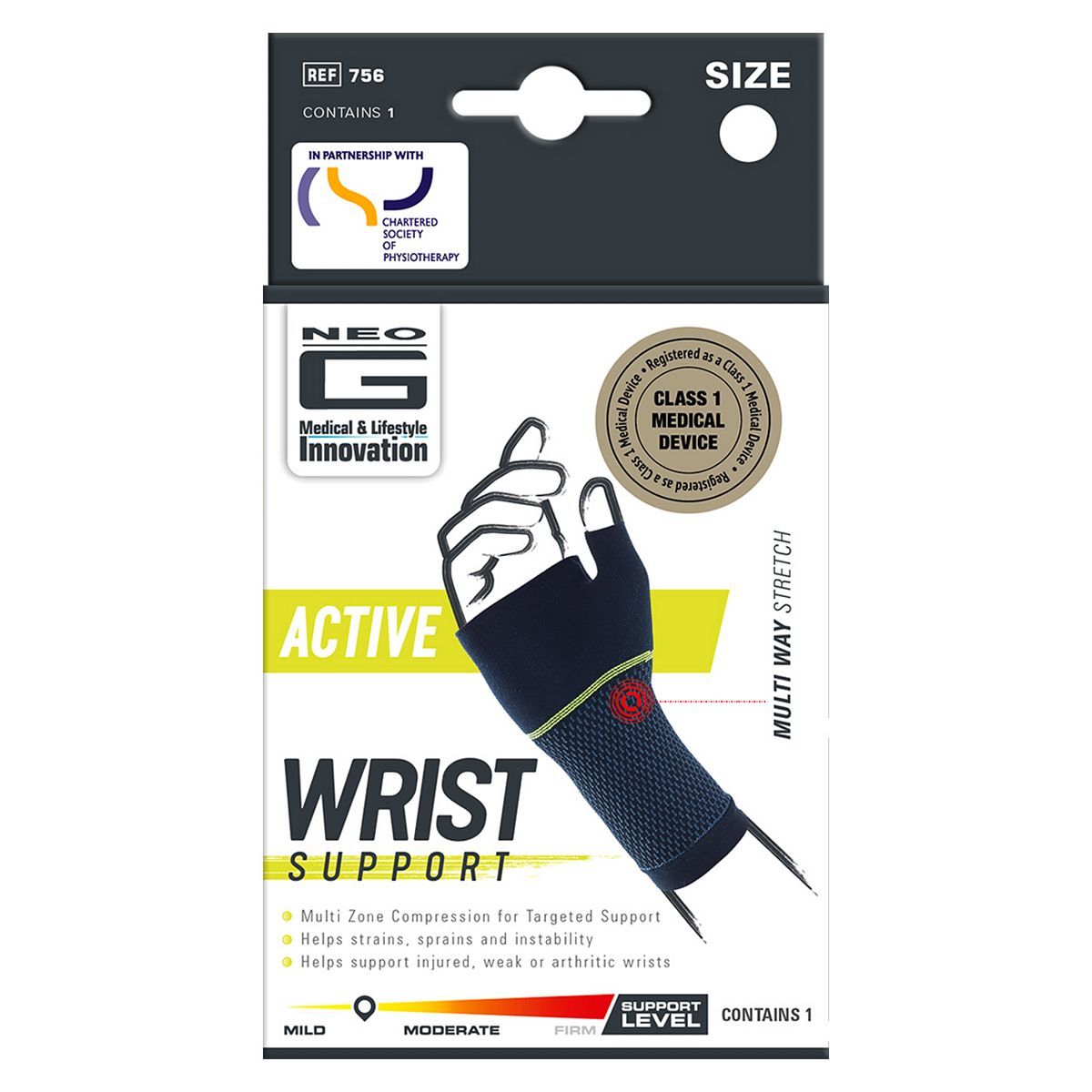 Neo G Active Wrist Support - Large