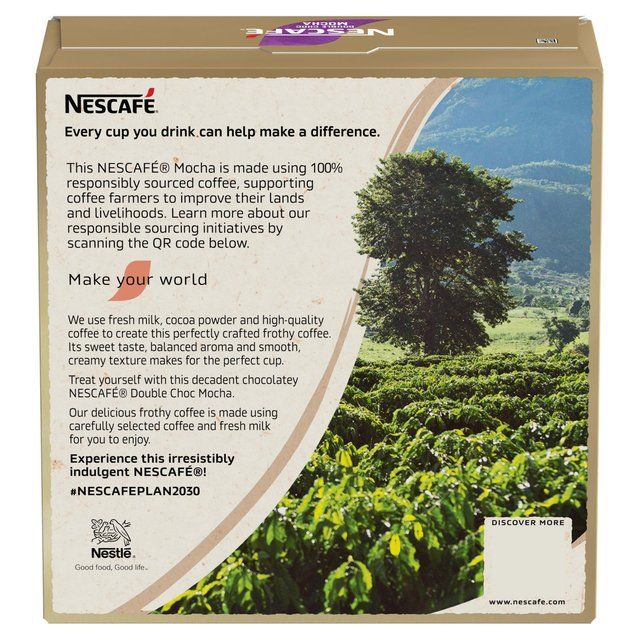 Nescafe Gold Double Choc Mocha Instant Coffee Sachets 12 per pack