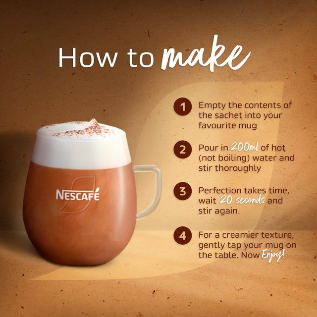 Nescafe Gold Double Choc Mocha Instant Coffee Sachets 12 per pack