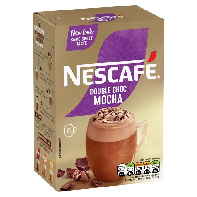 Nescafe Gold Double Choca Mocha Instant Coffee 8 Sachets 8 per pack