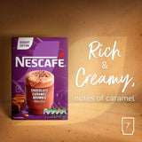 Nescafe Gold Frothy Coffee Chocolate Caramel Brownie Iced 7 sachets 6 x 149g