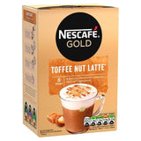 Nescafe Toffee Nut Latte Instant Coffee 8 Sachets 8 per pack