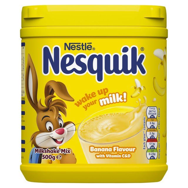 Nesquik Banana Milkshake Powder Tub 500g
