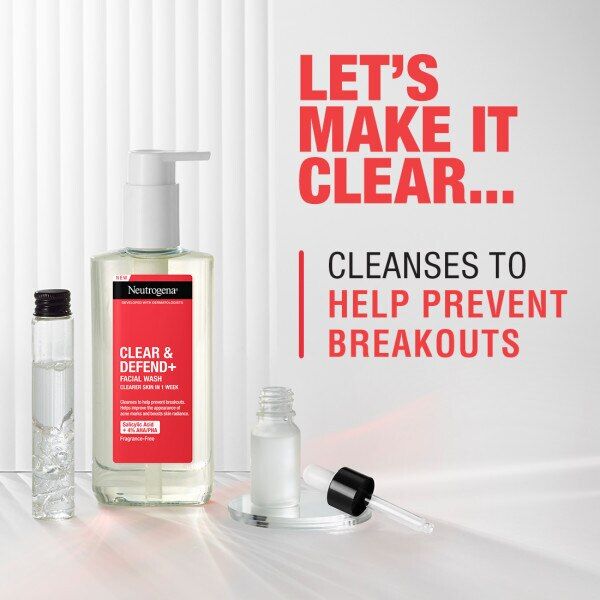 Neutrogena Clear Defend + Wash 200ml