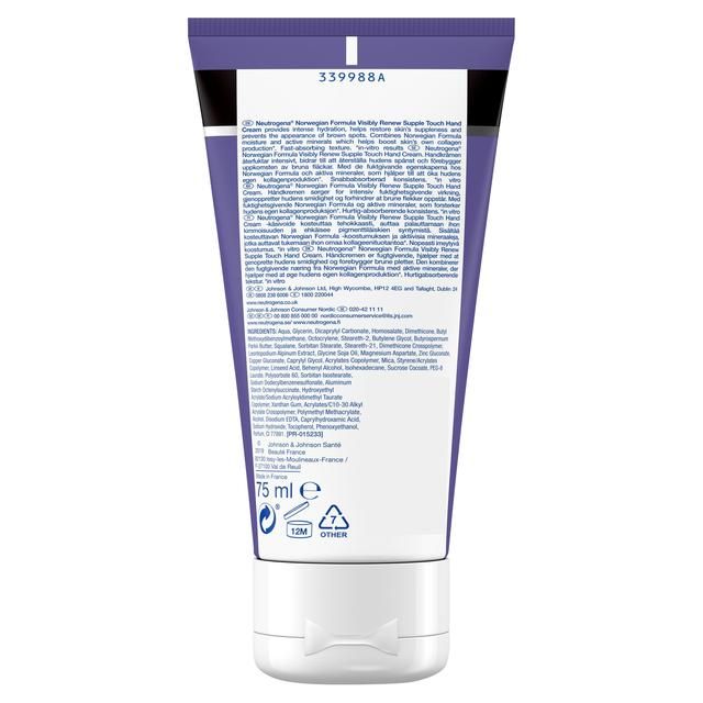 Neutrogena Visibly Renew Hand Cream 75ml