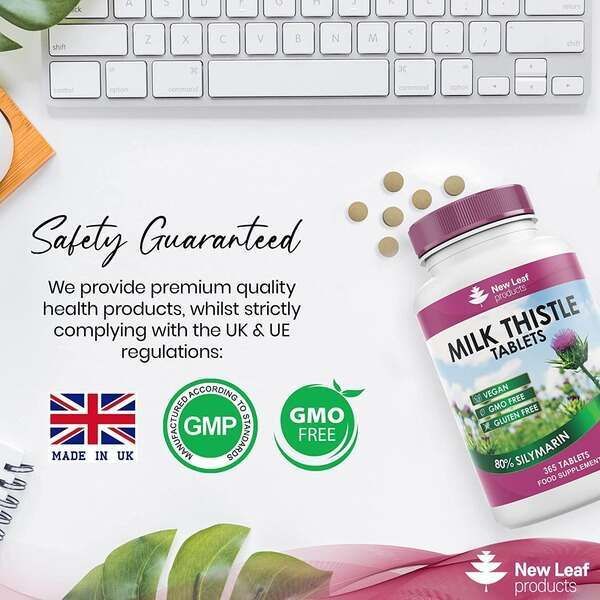New Leaf - Milk Thistle Supplement 80% Silymarin 365 Tablets