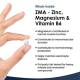 New Leaf ZMA Supplement - Zinc Magnesium & Vit B6 180 Tablet
