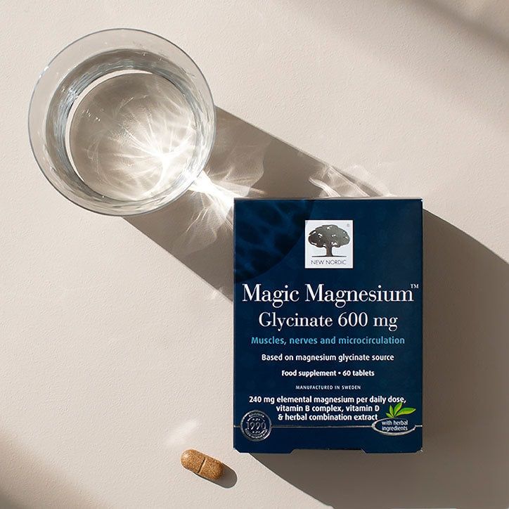 New Nordic Magic Magnesium Glycinate 600mg 60 Tablets