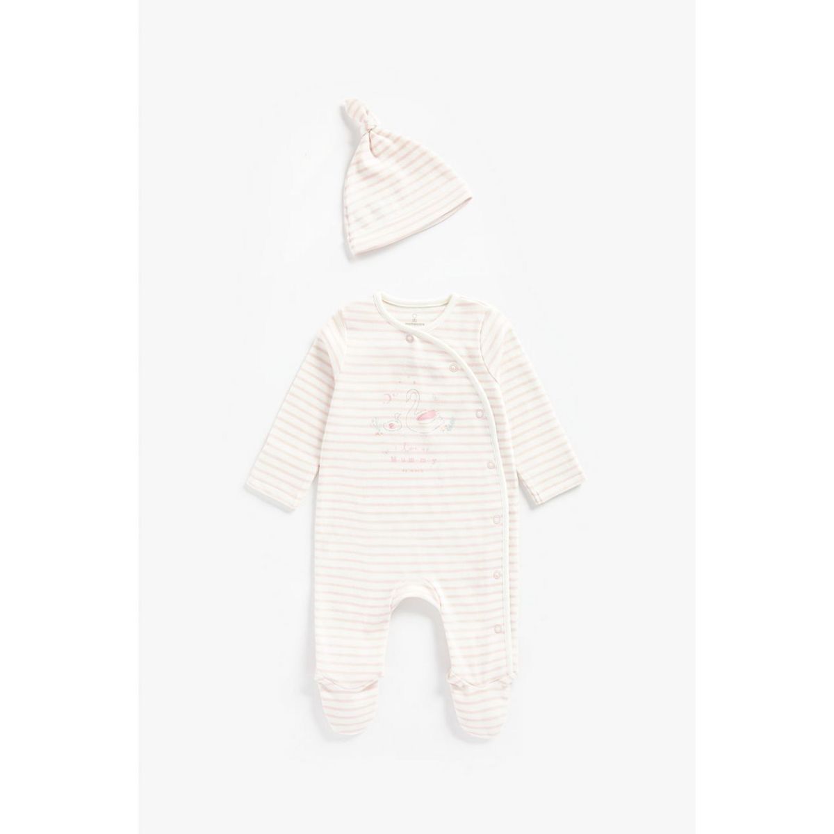 Newborn Girl All In One With Hat