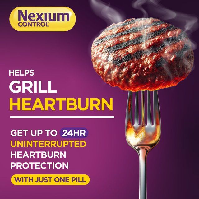 Nexium Control Heartburn & Indigestion 24 Hour Relief 20mg 14 Caps 14 per pack