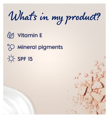 NIVEA 24H Moisture Tinted Day Cream with Vitamin E Light Skin Tone SPF15 50ml