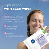 NIVEA Biodegradable Sensitive Cleansing Face Wipes 25 per pack