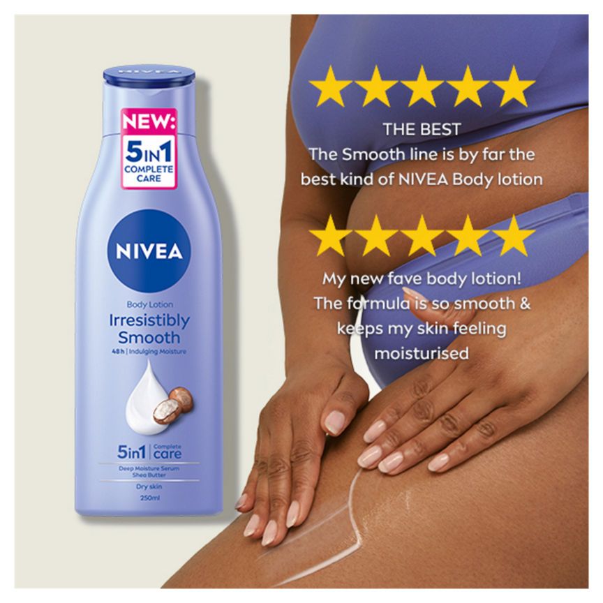 Nivea Body Lotion For Dry Skin Irresistibly Smooth