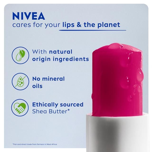 NIVEA Cherry Shine Lip Balm 4.8g
