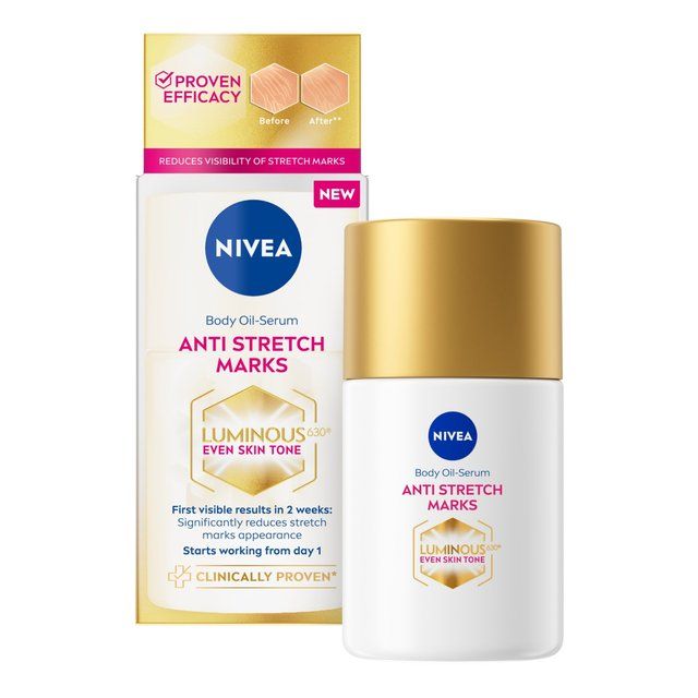 NIVEA Luminous 630 Anti-Stretch Mark Body Oil Serum 100ml 200ml