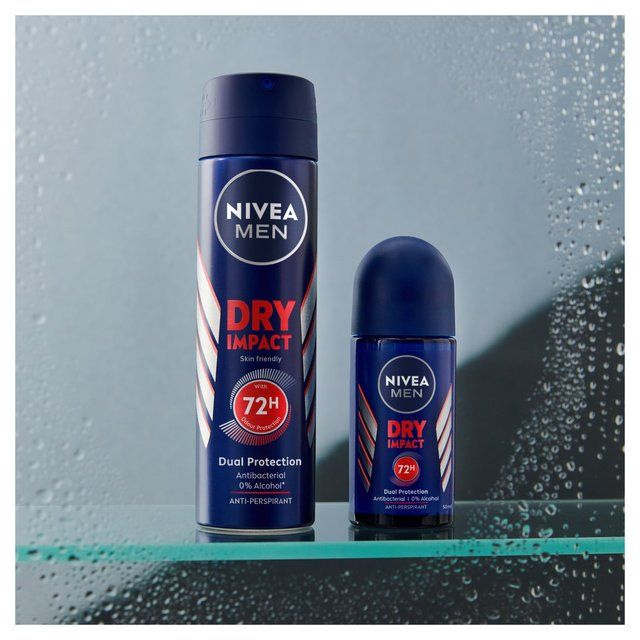 NIVEA MEN Dry Impact Anti-Perspirant Deodorant Roll-On 50ml