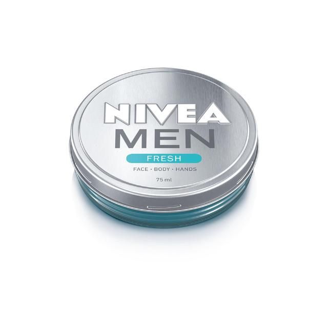 NIVEA MEN Fresh Creme Moisturiser Cream for Face Body & Hands 75ml