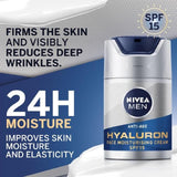 NIVEA MEN Hyaluron Anti-Age Face Moistursing Cream SPF15 50ml
