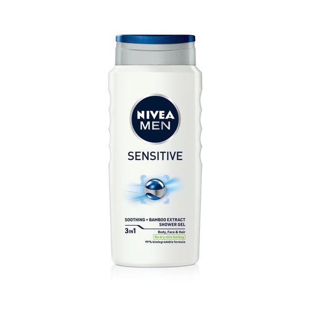 NIVEA MEN Sensitive 3 in 1 Shower Gel 400ml