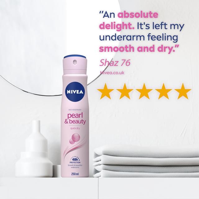 NIVEA Pearl & Beauty Anti-Perspirant Deodorant Spray 250ml