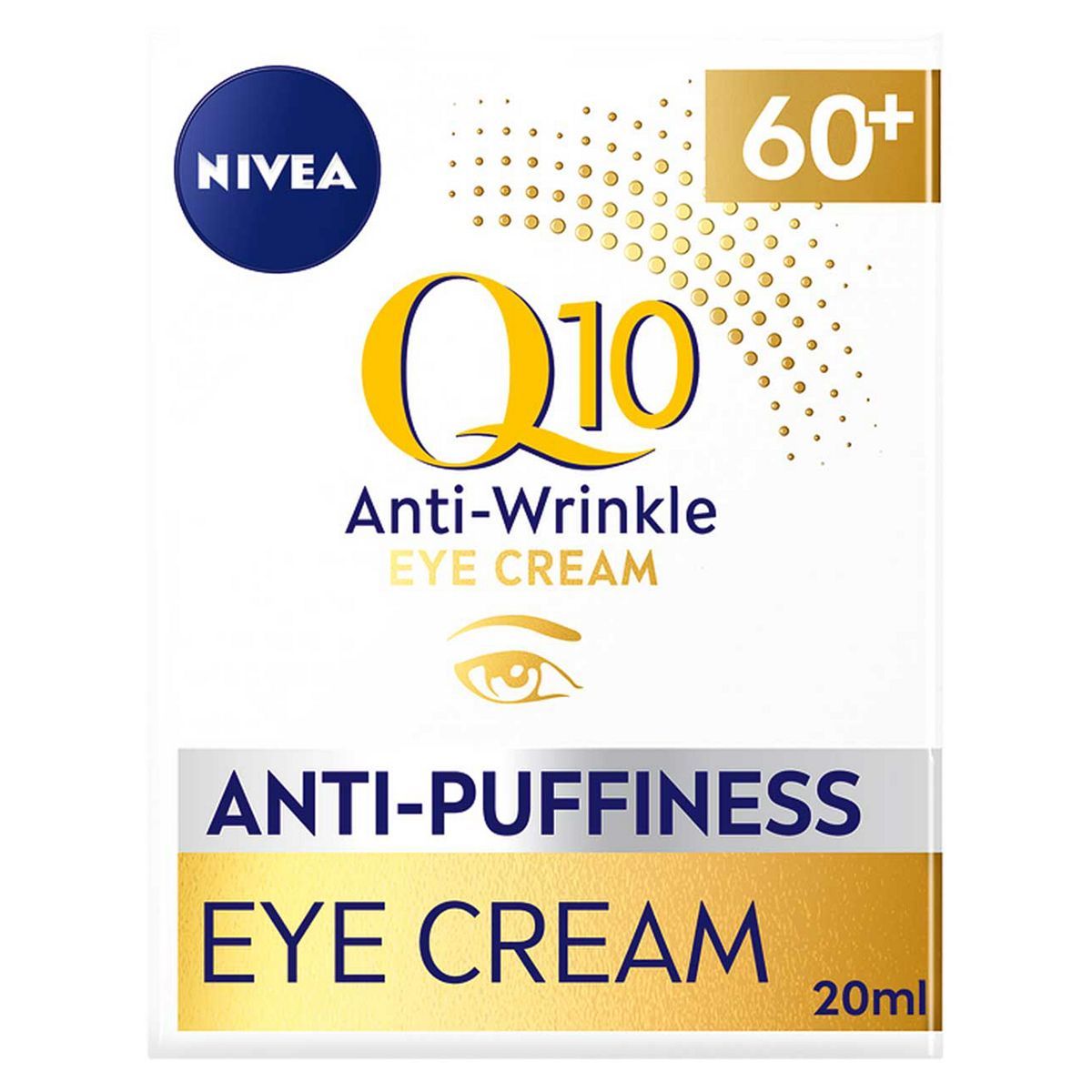 NIVEA Q10 60+ Anti-Wrinkle & Anti-Puffiness Eye Cream 20ml