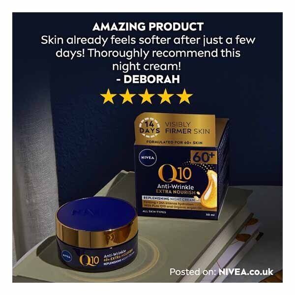 NIVEA Q10 Power 60+ Anti-Wrinkle Night Cream 50ml