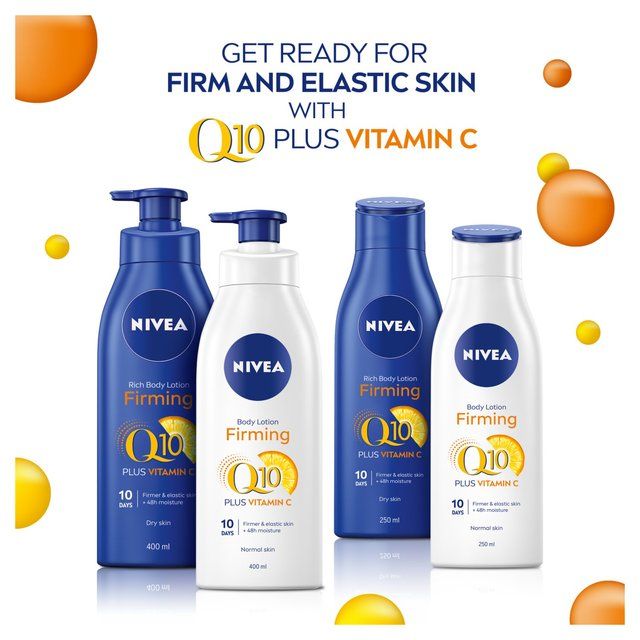 NIVEA Q10 + Vitamin C Firming Body Lotion for Normal Skin 400ml