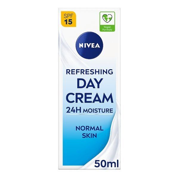 NIVEA Refreshing 24H Day Cream for Normal Skin SPF15 50ml