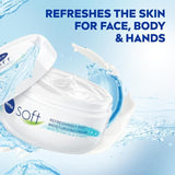 NIVEA Soft Moisturiser Cream for Face Hands & Body 300ml